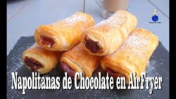 Como Hacer Napolitanas de Chocolate en Air Fryer o Freidora de Aire