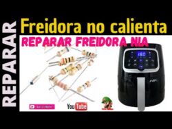 Como Reparar Freidora De Aire  Nia Que no calienta..  ;Digital Air Fryer Repair