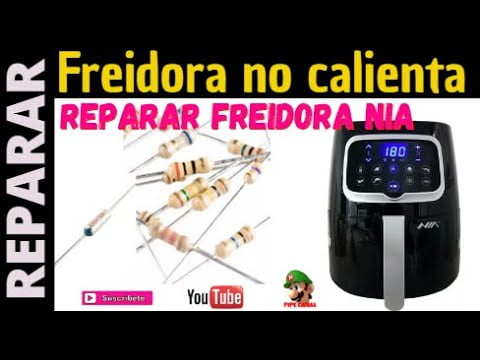 Como Reparar Freidora De Aire  Nia Que no calienta..  ;Digital Air Fryer Repair
