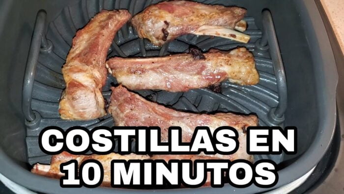 Costillas en freidora de aire | Ribs in Air fryer | #ninja