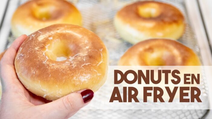 DONUTS en FREIDORA de AIRE 🍩 | Receta Fácil de Donas en AIR FRYER