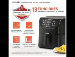 Detalles Cosori freidora de aire 55 l air fryer con 100 recetas