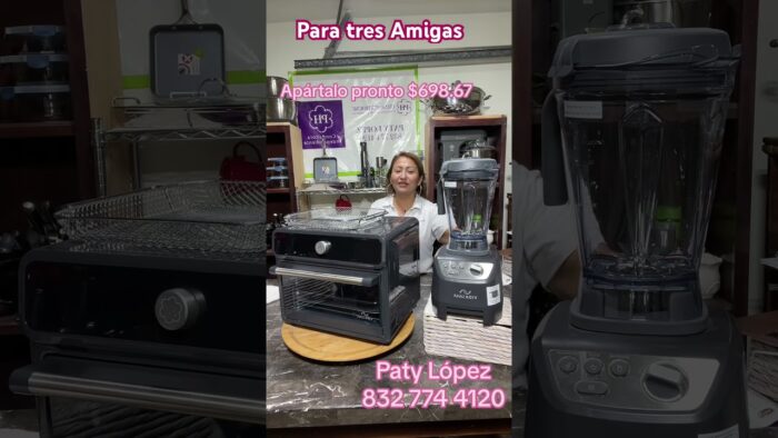 Duo licuadora y horno freidora de aire y tostador 3-1 #1k #freidoradeaire #princesshouse