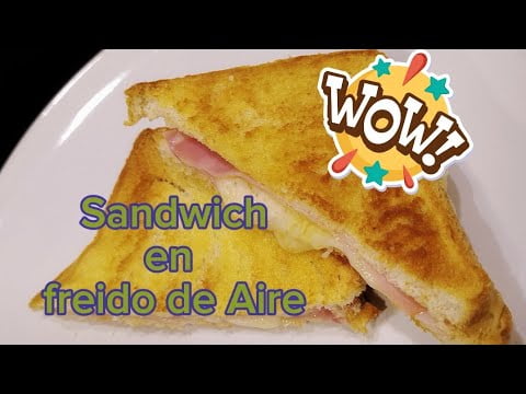 El mejor Sandwich en Freidora de Aire Cecofry DuoHeat 6000 con doble resistencia