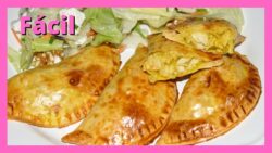 Empanadillas de pollo al curry  🥟 Al horno, en freidora de aire o fritas
