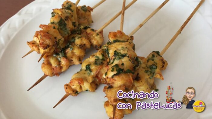 FÁCILES y DELICIOSAS Brochetas de pollo en Freidora de aire # 269
