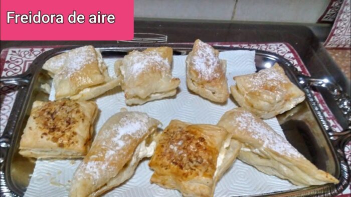 FACILÍSIMO Como hacer Milhojas de nata en FREIDORA DE AIRE