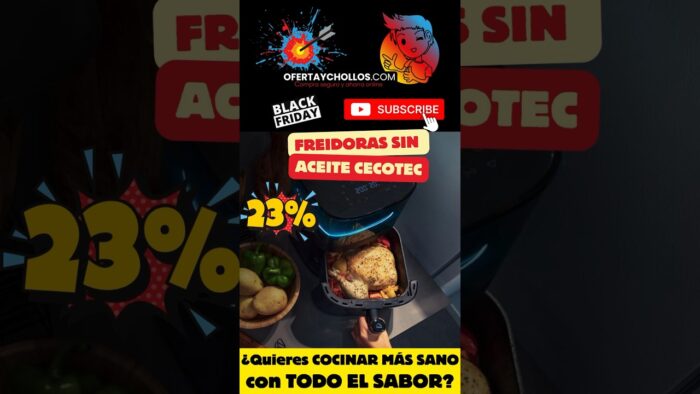 Freidoras de Aire Sin Aceite Hasta -23%🔥🏷️Ofertones BLACK FRIDAY 2023🚀🎯✅