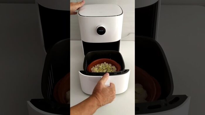 Gambas al ajillo en airfryer-freidora de aire