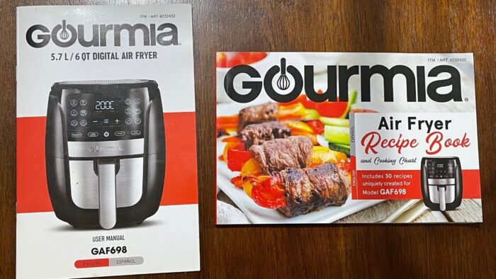 Gourmia air fryer español instructivo como usarla freidora de aire