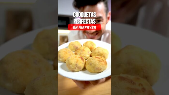 HACER CROQUETAS EN FREIDORA DE AIRE #receta #airfryer #recetas