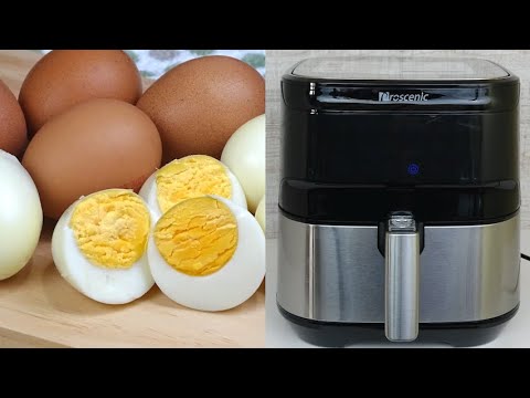 HUEVOS DUROS🥚Perfectos!! En FREIDORA DE AIRE (Air Fryer)
