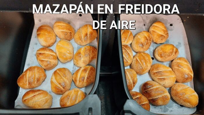 🎄MAZAPÁN CASERO EN FREIDORA DE AIRE, Receta para NAVIDAD, con solo 3 ingredientes 😋