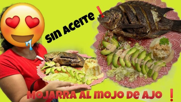 MOJARRAS AL MOJO DE AJO❗️SIN USAR ACEITE (FREIDORA DE AIRE)