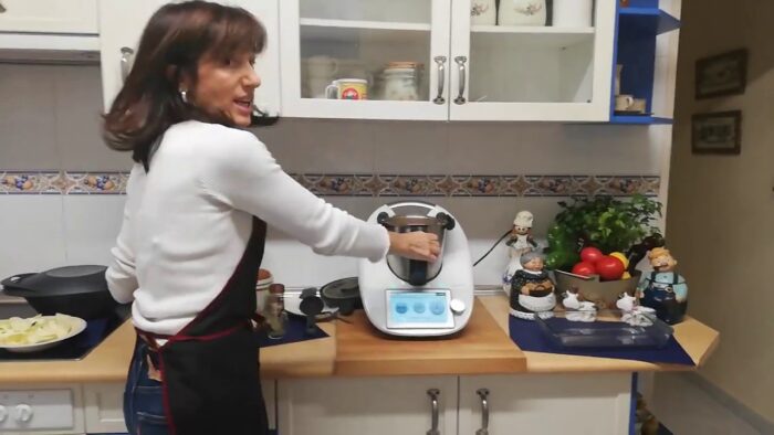 Menú : Calabacines con salsa boloñesa y bechamel en thermomix