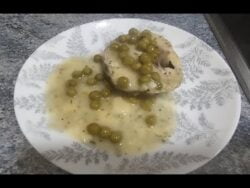 Merluza en salsa verde rápida en Freidora de aire o Air Fryer