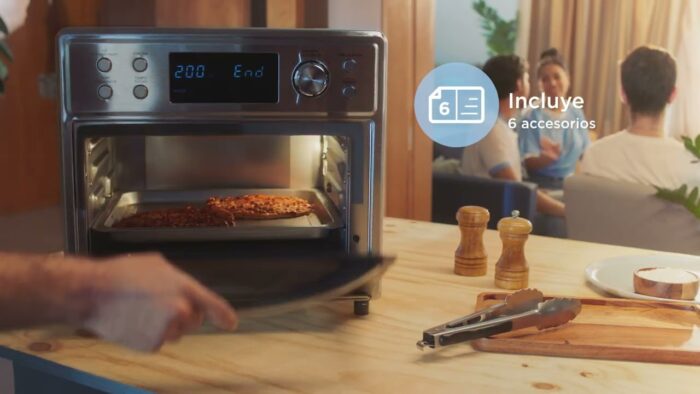 Midea I Horno Eléctrico con Freidora de Aire Multi-Oven 25L