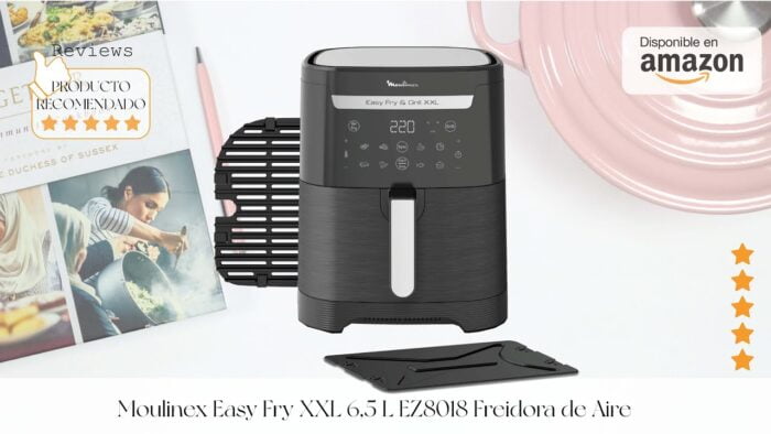 Moulinex Easy Fry XXL 6,5 L EZ8018 Freidora de Aire  2 en 1