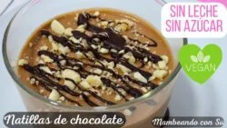 NATILLAS DE CHOCOLATE SALUDABLES 🔺¡Sin LECHE, ni AZÚCAR! VEGANAS🔺 Con y sin MAMBO 🍫🍫🍫🥣🥄