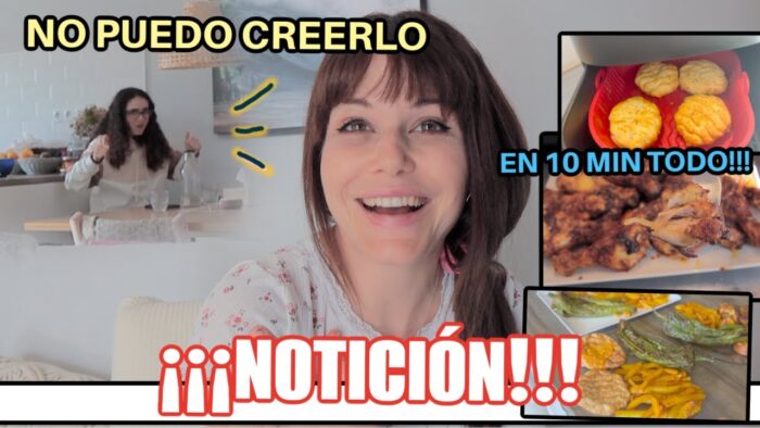 NOTICIÓN!! ALGO QUE CONTAROS! + LOCURA!FREIDORA de aire COSORI Turbo Blaze DC601| Familia Tutti Vlog
