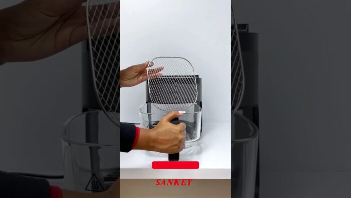 Nuestra freidora de aire con canasta de vidrio es la sensación. 😏 #sankey #electrodomesticos #hogar