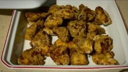 Nuggets de pollo en freidora de aire