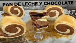PAN 🥯 DE LECHE 🥛 DULCE CON CHOCOLATE 🍫 CON ROBOT MAMBO Y FREIDORA DE AIRE !!🤤🤤