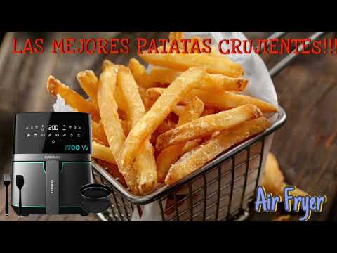PATATAS FRITAS EN FREIDORA DE AIRE CRUJIENTES 🔥 (Air fryer)