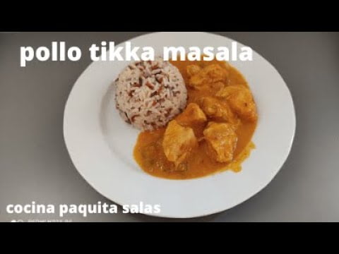 POLLO  ESTILO HINDÚ TIKKA MASALA con thermomix/RECETA FACIL/COCINA PAQUITA SALAS