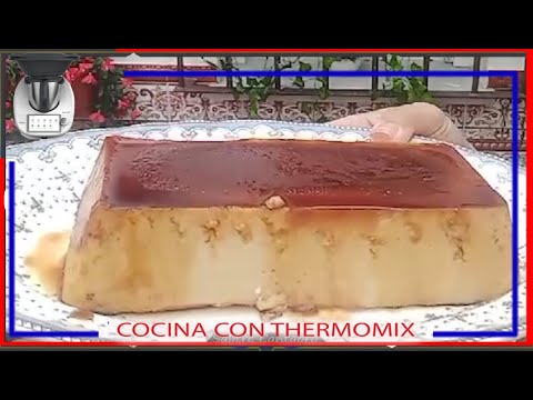 PUDIN DE MAGDALENAS EN THERMOMIX