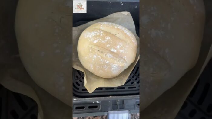 Pan casero en la freidora de aire #freidoradeaire #recetas