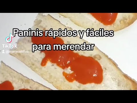 Paninis fáciles y rápidos en freidora de aire