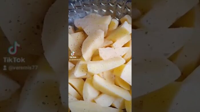 Papas en la freidora de aire!!!!