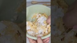 Pasteles de Yuca en freidora de Aire