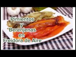 Pimientos y Berenjenas en Freidora de Aire Cecofry