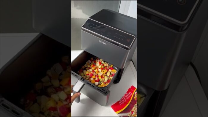 Pisto de Verduras en Freidora de Aire ¡Listo en 10 Minutos! ¡No Podrás Creer lo Fácil que es! 🍅🌽😮