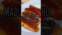 Plátano maduro Hecho en Freidora/ Recetas en la Freidoras/ Maduro asados