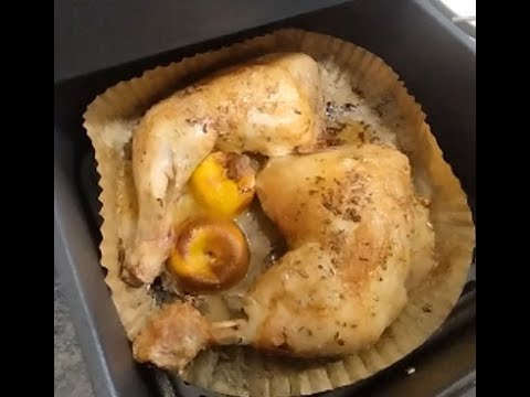 Pollo al limón en freidora de aire o Air Fryer Cosori dual