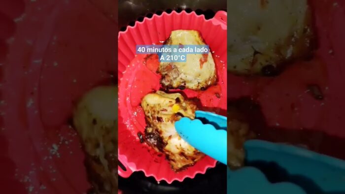 Pollo asado en freidora de aire #freidoradeaire  #airfryer  #recetas  #shorts @MaryHeru #pollo
