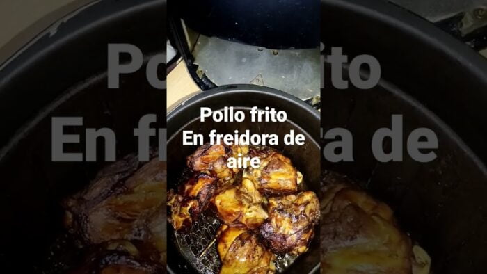 Pollo frito en freidora de aire