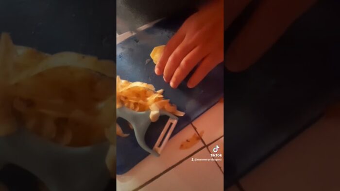 Pollo y Papas Fritas en freidora de Aire #pollo #papasfritas #Comida frita #freidoradeaire