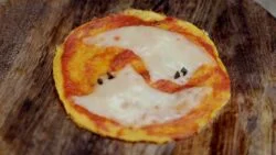RECETA #9 PIZZA en THERMOMIX de CALABAZA ASADA con decoración de HALLOWEEN 🎃
