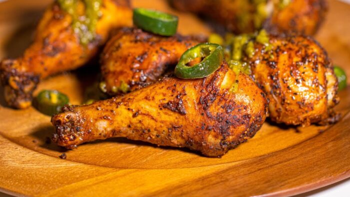 RECETA DE MUSLOS DE POLLO EN FREIDORA DE AIRE ​🍗​​🍗​| RECETA FÁCIL Y DELICIOSA