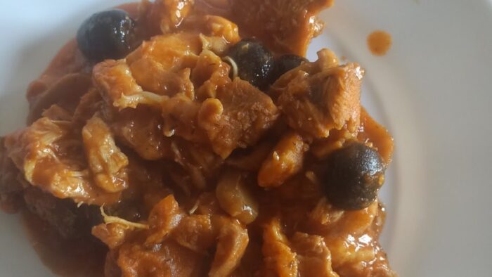 Ragout de pollo, fácil y rico con Thermomix