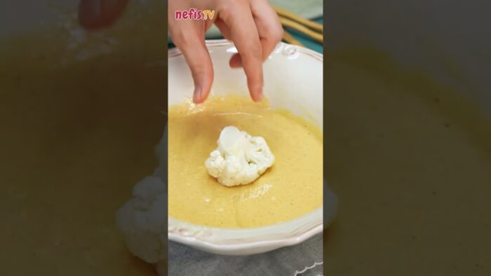 Receta de Coliflor en la Freidora de Aire (Air Fryer) 😍 #shorts
