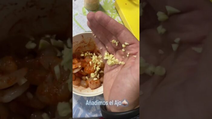 Receta gambas al ajillo en freidora de aire