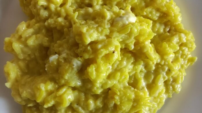 Risotto cremoso 4 quesos, fácil y rico con Thermomix