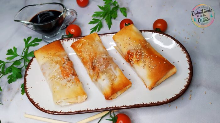 Rollitos de Atún crujientes en Freidora de Aire – Disfrutando de la Dieta