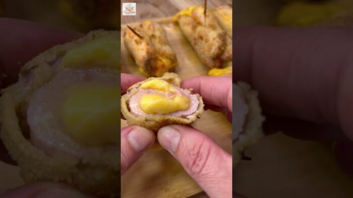 Rollitos de lomo con queso en freidora de aire #freidoradeaire #recetas #recetasfaciles