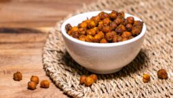 SNACK SALUDABLE: GARBANZOS CRUJIENTES EN FREIDORA DE AIRE 💯 | RECETA FIT ALTA EN PROTEINA  🔥🏋🏽​